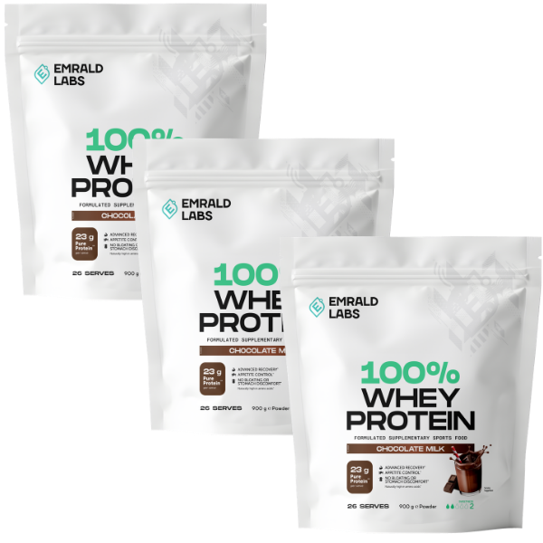 100% Whey | 900g Triple Pack