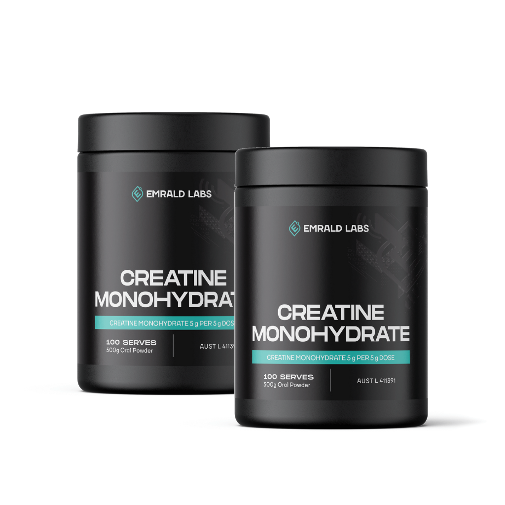 Creatine Monohydrate Twin Pack-Stacks-Emrald Labs-Creatine Monohydrate 500g-Creatine Monohydrate 500g-Emrald Labs