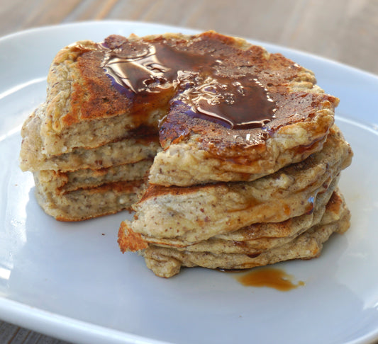 Recipe - Vegan Almond Pea Protein Pancakes