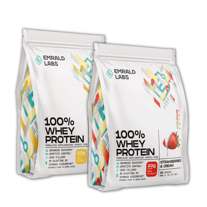 100% Whey Protein Twin Pack-Stacks-Emrald Labs-Emrald Labs