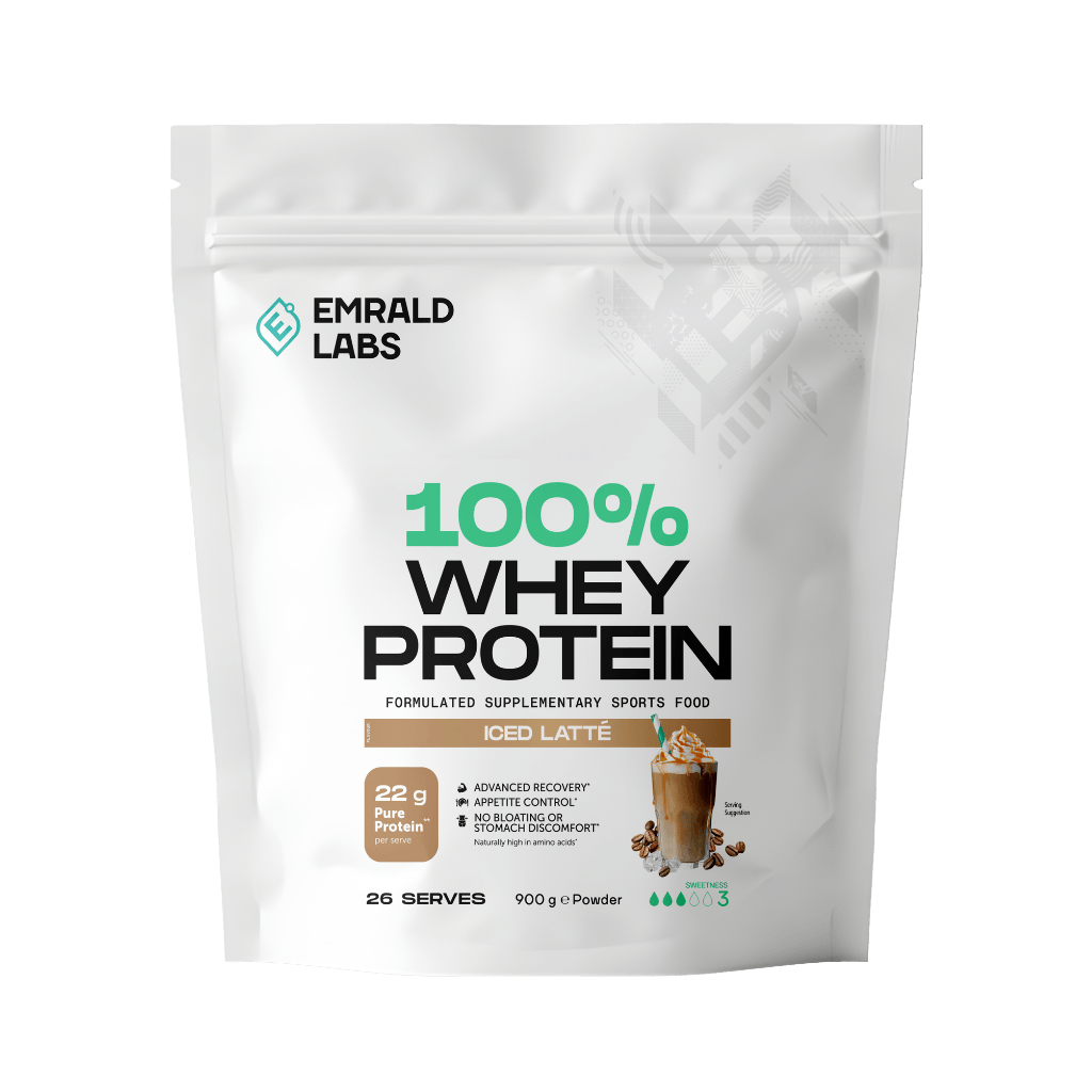 100% Whey Protein (9) & Emrald-Whey-908g-Latte