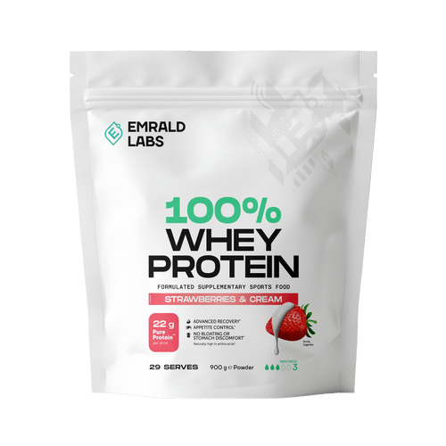 100% Whey Protein (1) & Emrald-100%Whey-908g-S&C