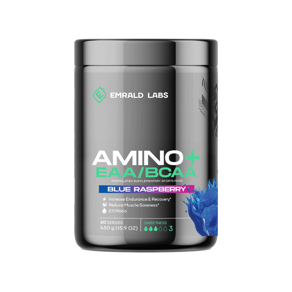 Amino+ | EAA/BCAA (5) & EMRALD-Amino+-60Srv-Blu