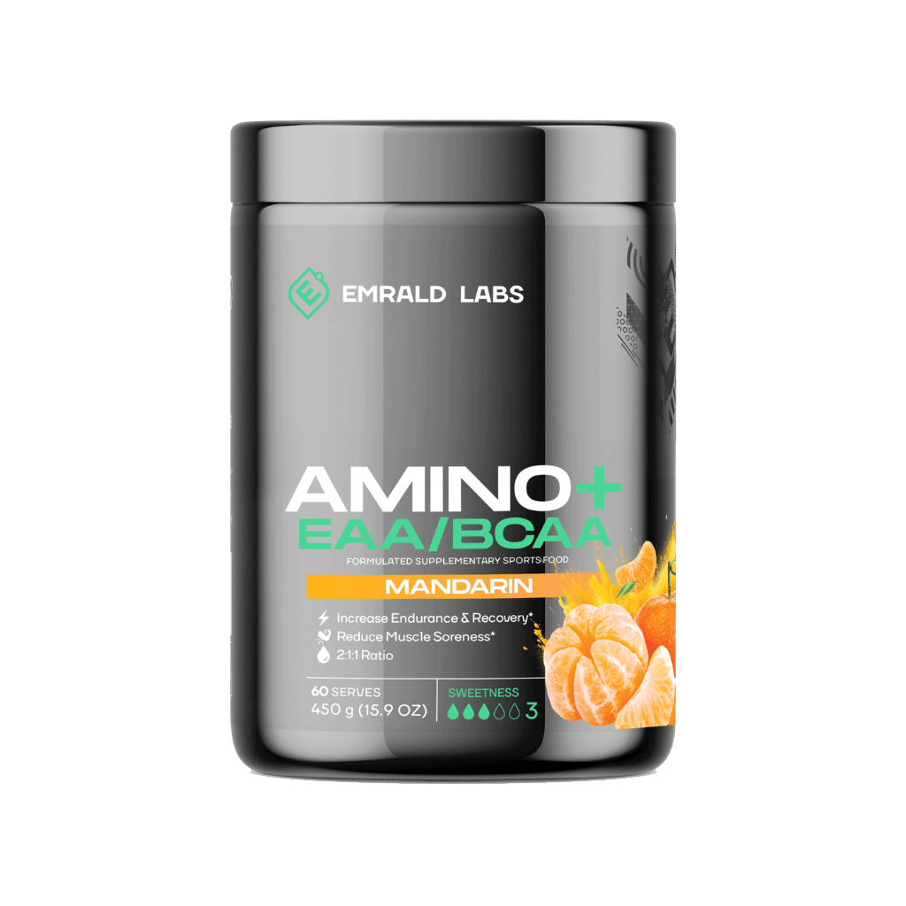 Amino+ | EAA/BCAA (8) & EMRALD-Amino+-60Srv-Mand