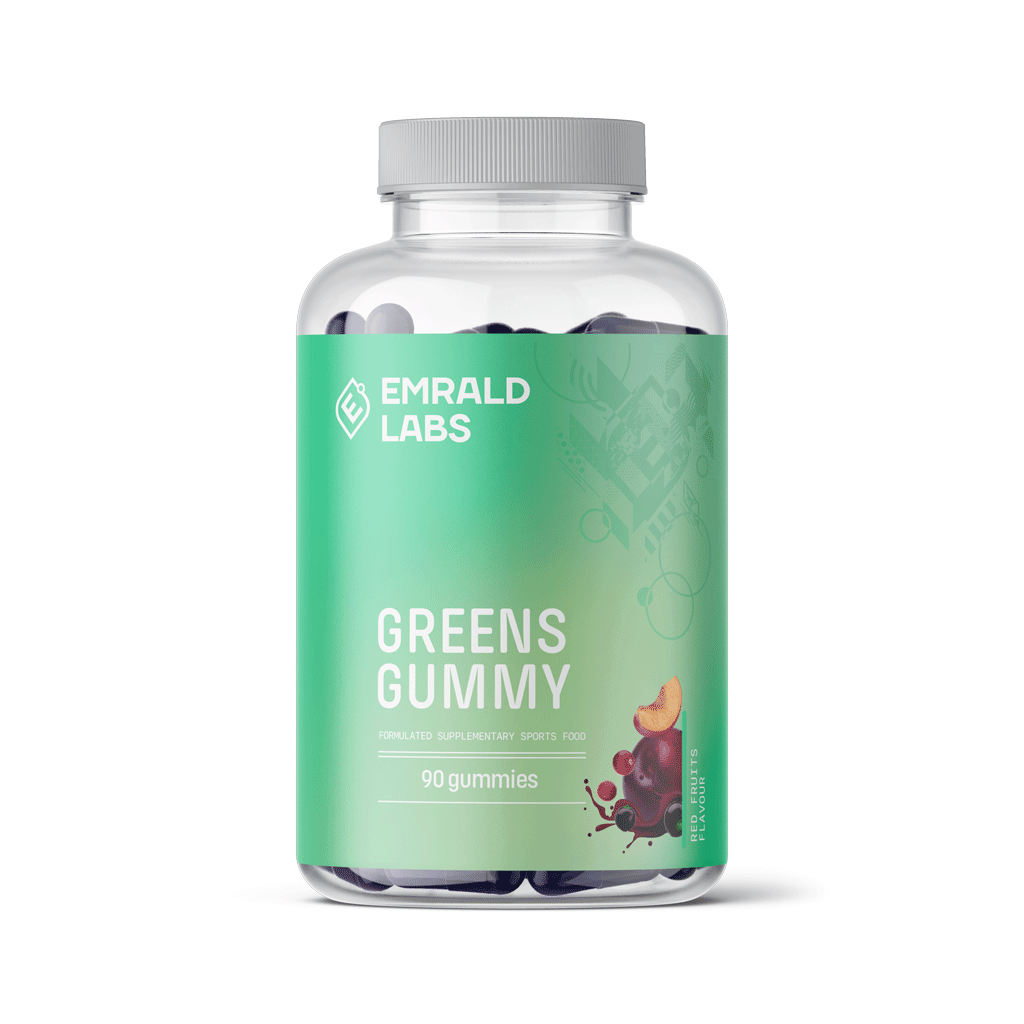 Greens Gummy & EL-GREENS-GUMMY-90-Red