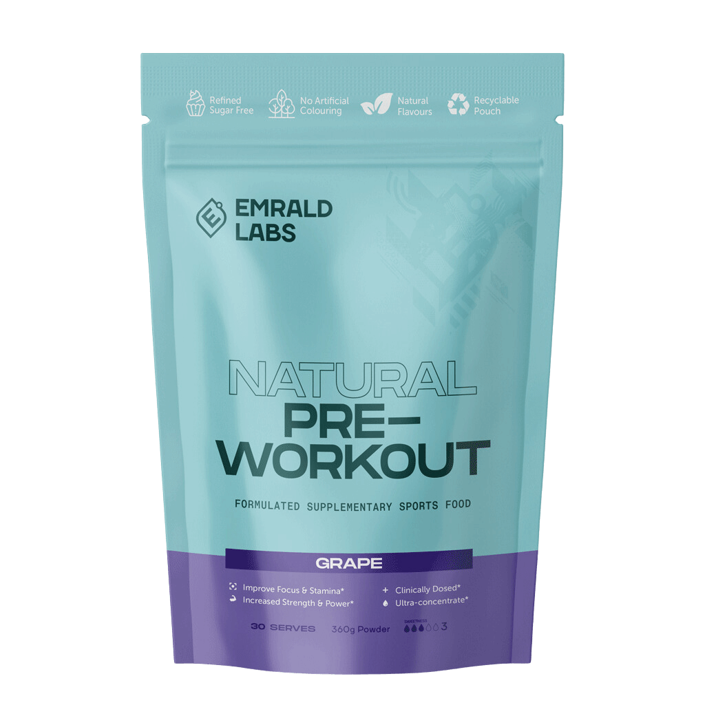 Natural Pre Workout & EL-NATURAL-PRE-WORKOUT-360g-Gra