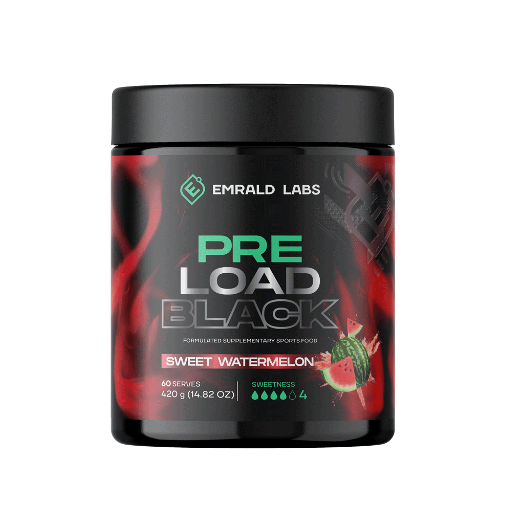 Buy Pre Load Black High Stim Pre Workout Online – Emrald Labs