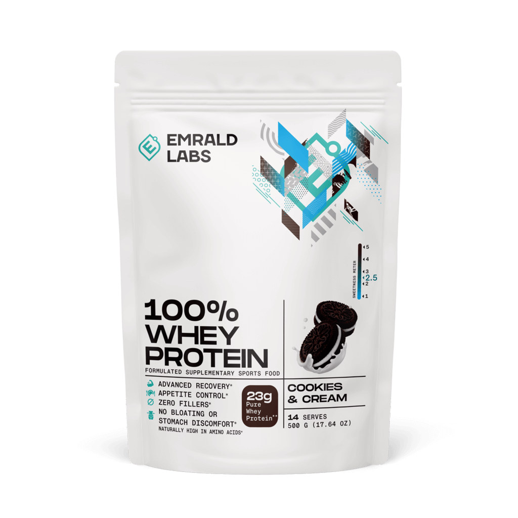 100% Whey Protein (33) & Emrald-100%Whey-500g-C&C