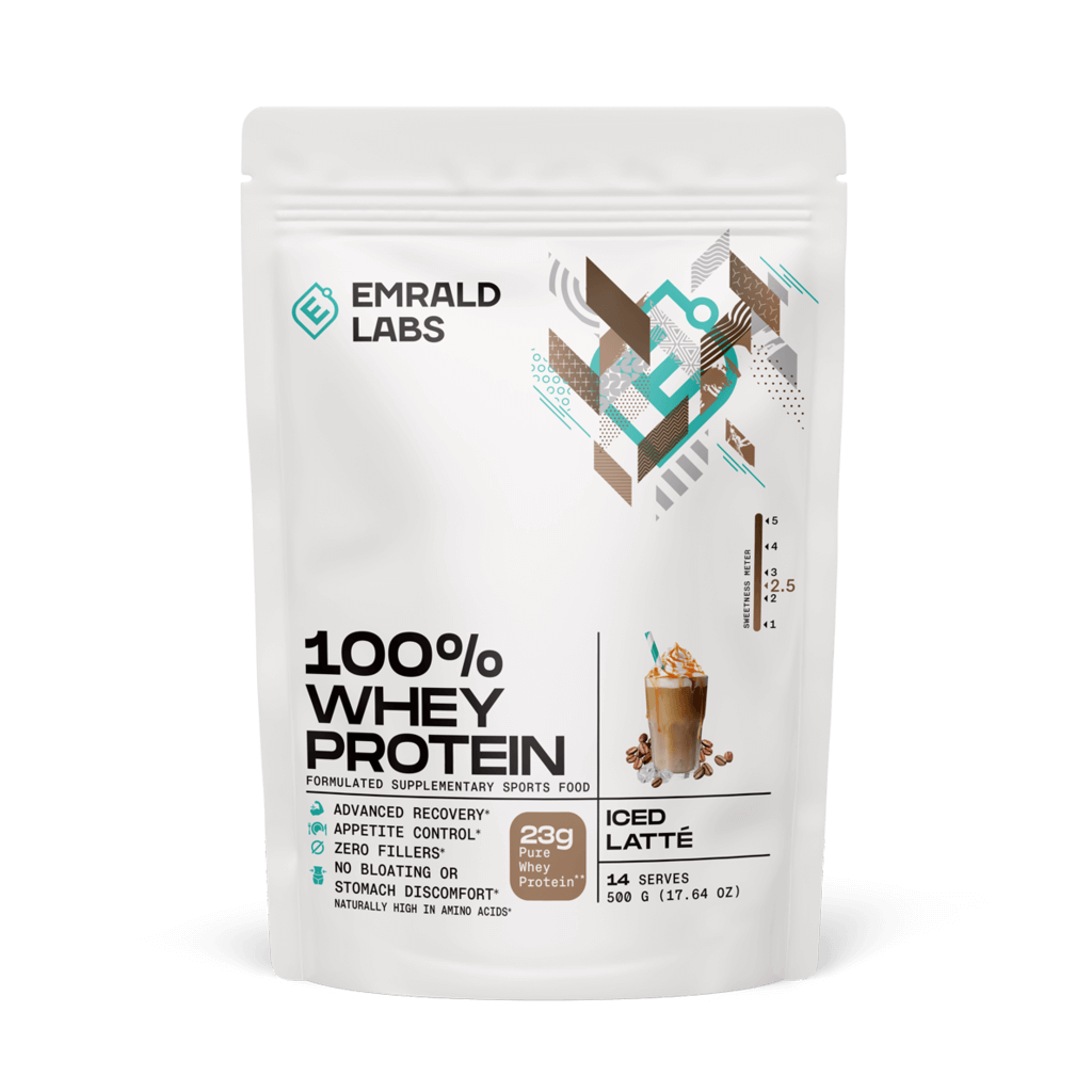 100% Whey Protein (34) & Emrald-100%Whey-500g-Ice