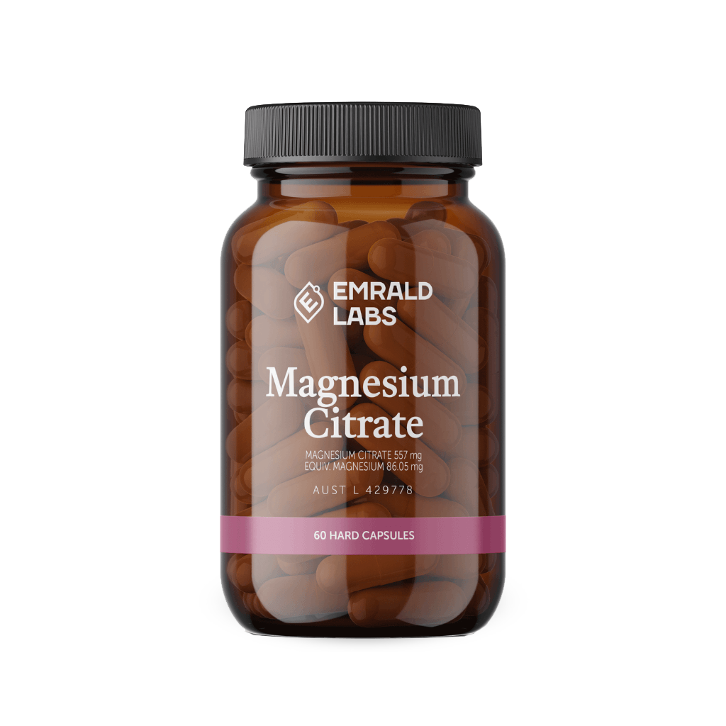 Magnesium Citrate & Emrald-Magnesium-Citrate-AUSTL-60Capsules