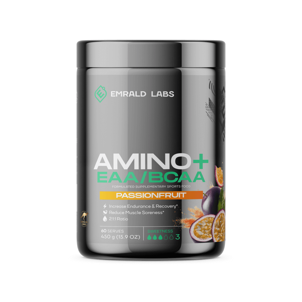 Amino+ | EAA/BCAA (3) & EMRALD-Amino+-60Srv-Pas