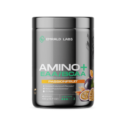 Amino+ | EAA/BCAA (3) & EMRALD-Amino+-60Srv-Pas