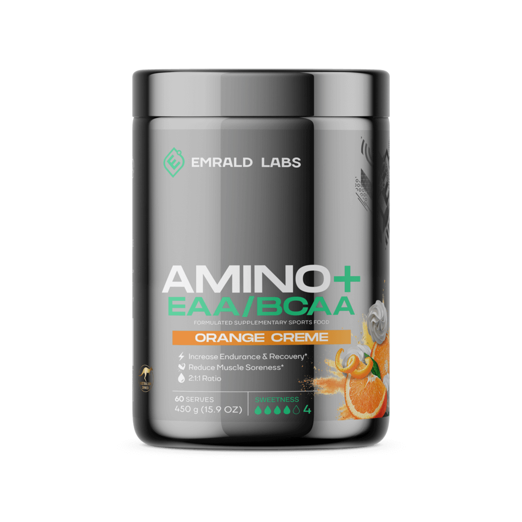 Amino+ | EAA/BCAA (4) & EMRALD-Amino+-60Srv-Ora