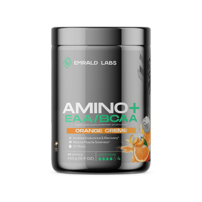 Amino+ | EAA/BCAA (3) & EMRALD-Amino+-60Srv-Ora