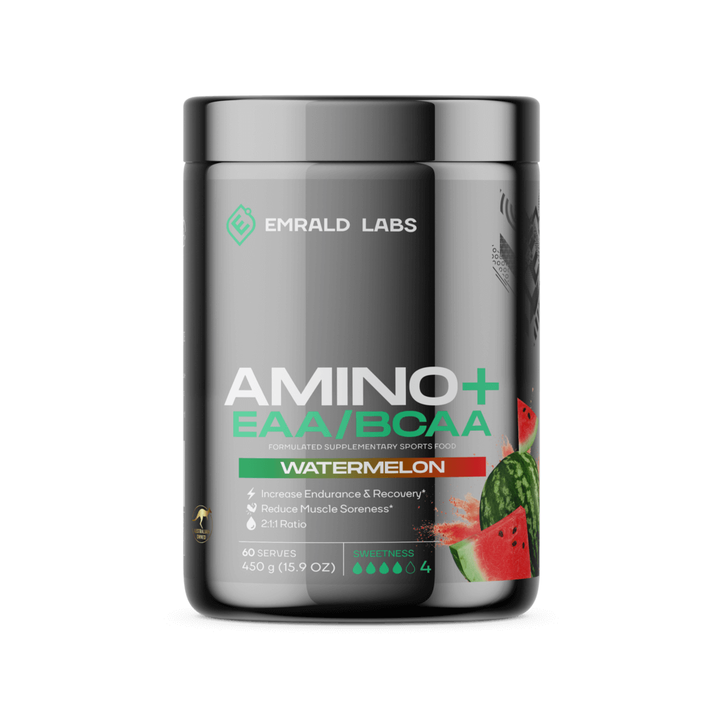 Amino+ | EAA/BCAA (4) & EMRALD-Amino+-60Srv-Wat