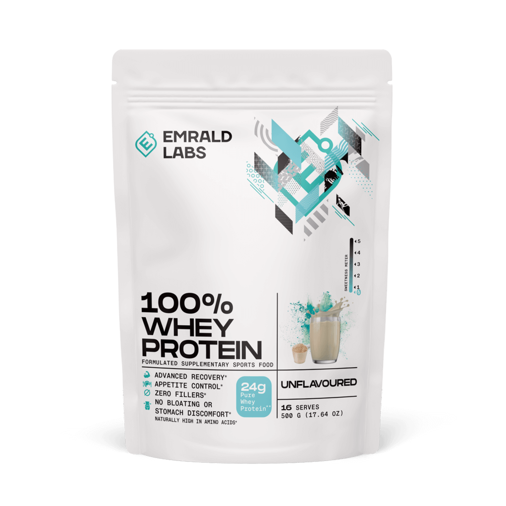 100% Whey Protein (38) & Emrald-100%Whey-500g-Unf