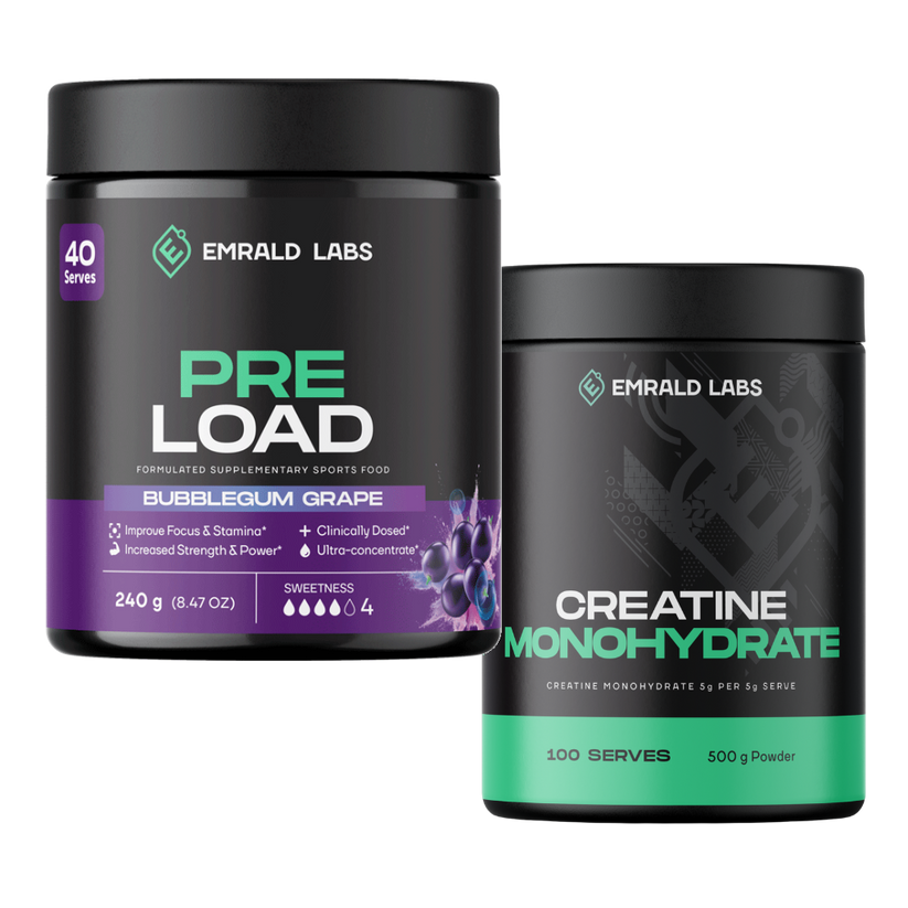 Pre Load & FREE Creatine Monohydrate – Emrald Labs