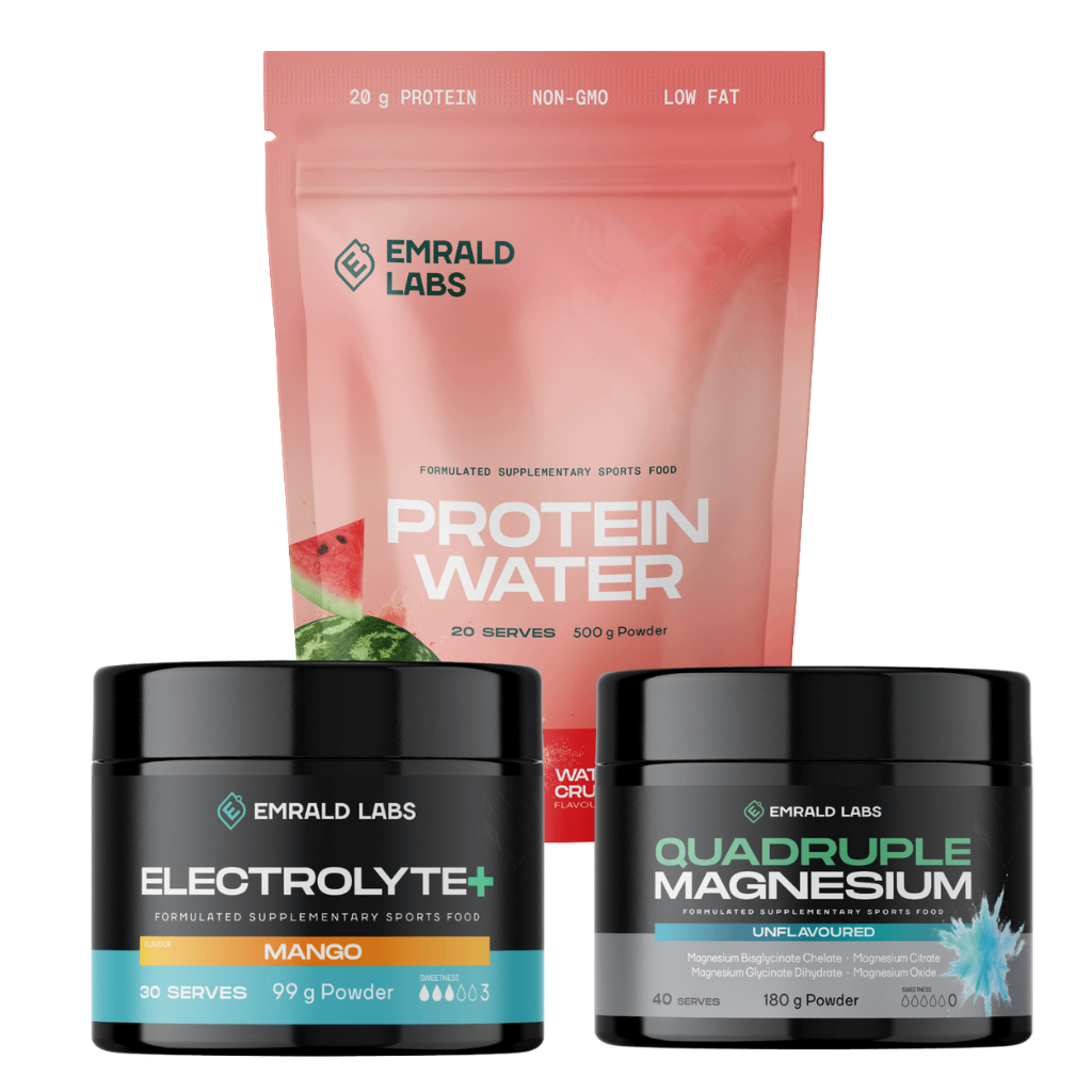 Protein Water + Quadruple Magnesium + Electrolytes | Bundle