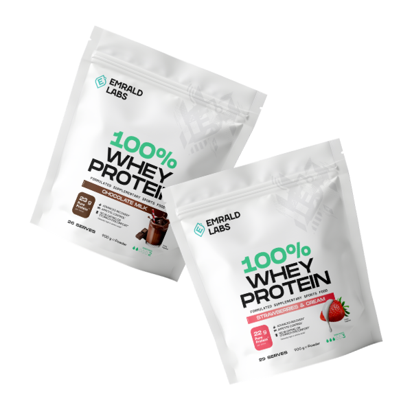 100% Whey Protein | 900g Twin Pack