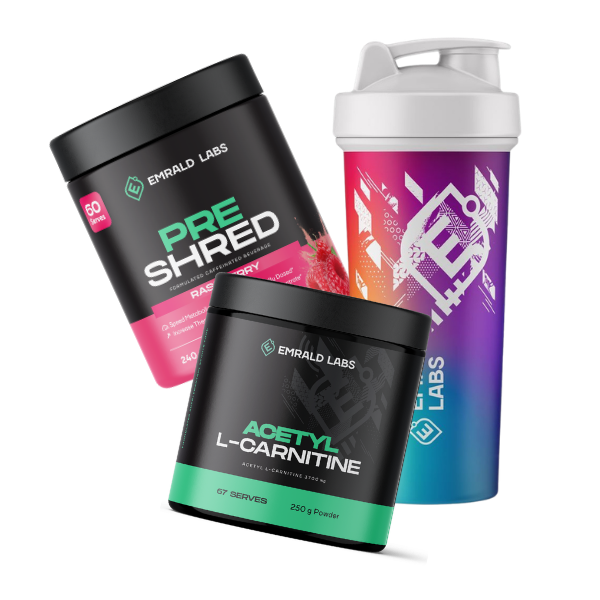 Pre Shred, L-Carnitine & Shaker | Bundle