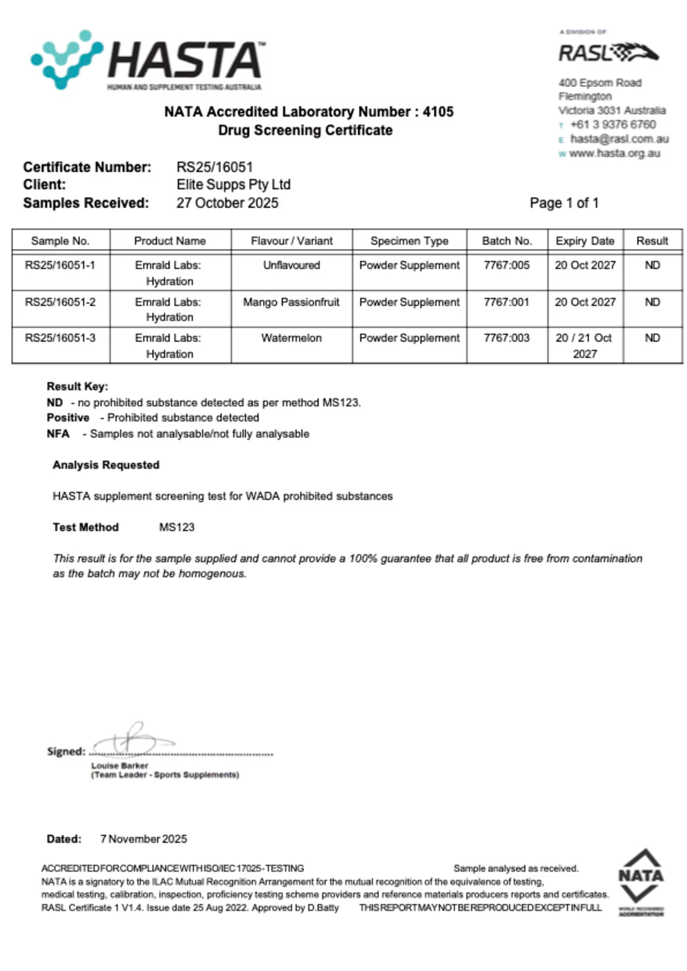 Hydration Pro | Hasta Certified