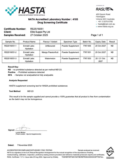 Hydration Pro | Hasta Certified